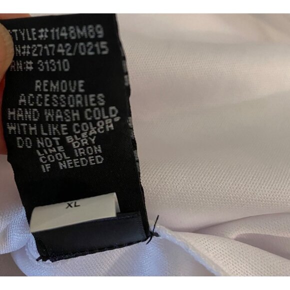 iZ Byer White Maxi Dress With Ruffle Front Straps XL - Picture 7 of 14